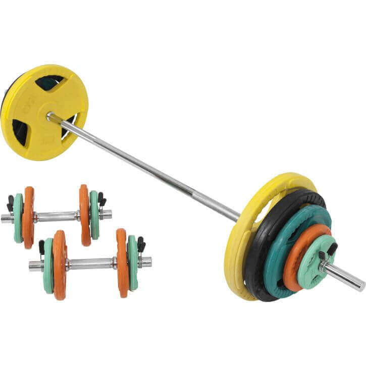 Levytankosarja 100 kg Tri Grip levypainoilla