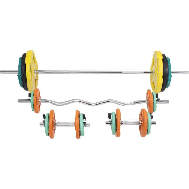 Levytankosarja 108 kg Tri Grip levypainoilla