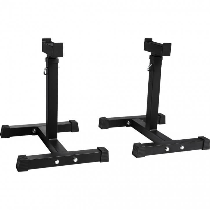Säädettävät tankotelineet 2 kpl 52–71 cm