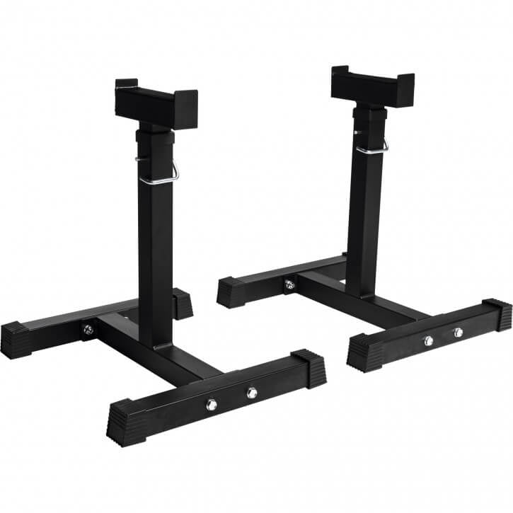 Säädettävät tankotelineet 2 kpl 52–71 cm