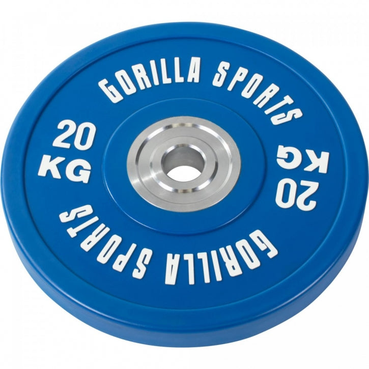 Bumper Plate levytankosarja 140 kg mustalla tangolla