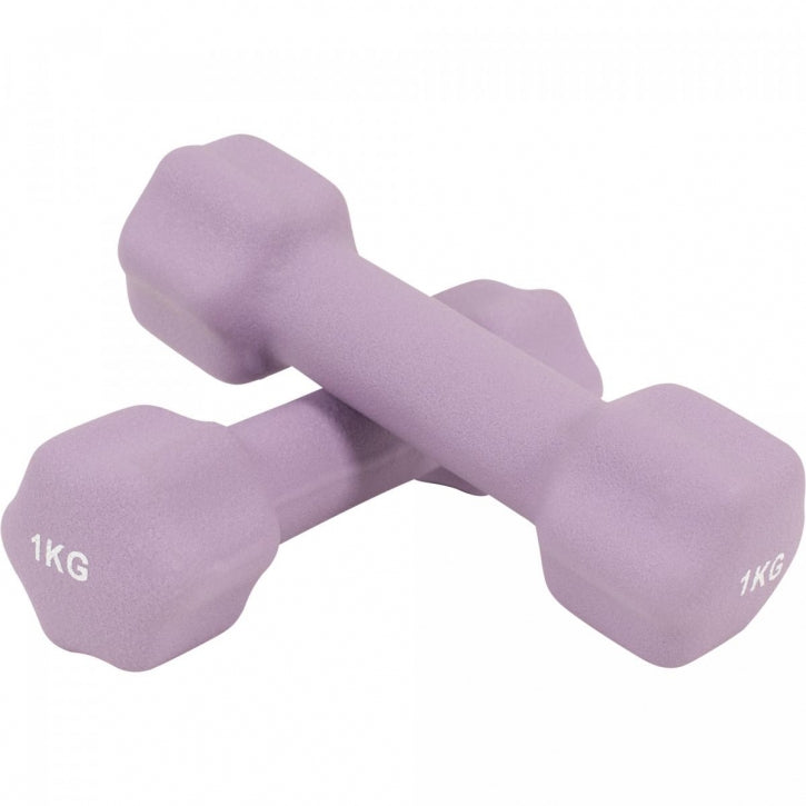 Aerobic-käsipainot ja teline