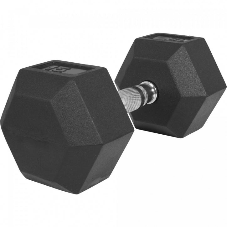 Hexagon-käsipainosetti 237 kg telineellä