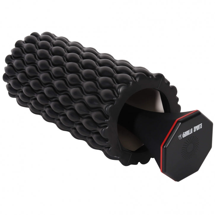 3-In-1 tärisevä foam roller 30 x 10 cm, musta