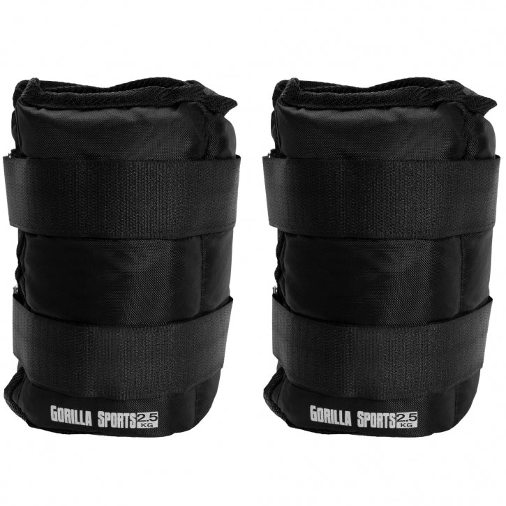 Ranne- ja nilkkapainot 2 kpl 2,5–5 kg