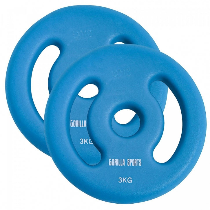 Bodypump-levypainot 2 kpl 1–5 kg, 30 mm