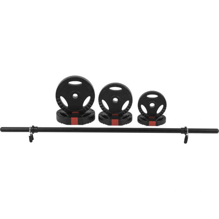 Body Pump setti 5 x 20 kg tri-grip-levypainoilla