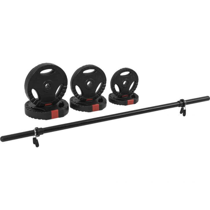 Body Pump setti 5 x 20 kg tri-grip-levypainoilla