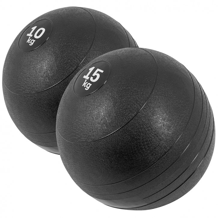 Slam Ball kuntopallosetti 10 kg ja 15 kg