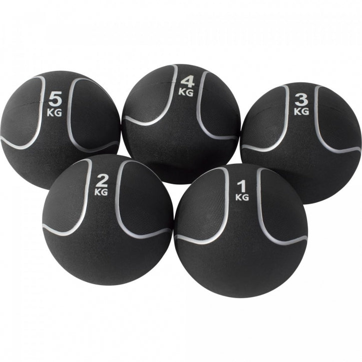 Kuntopallosetti 1–5 kg, yhteensä 15 kg