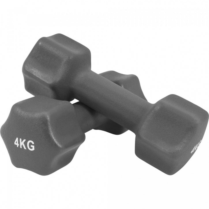 Aerobic hexagon-käsipainosetti 1–10 kg neopreenipinnoitteella
