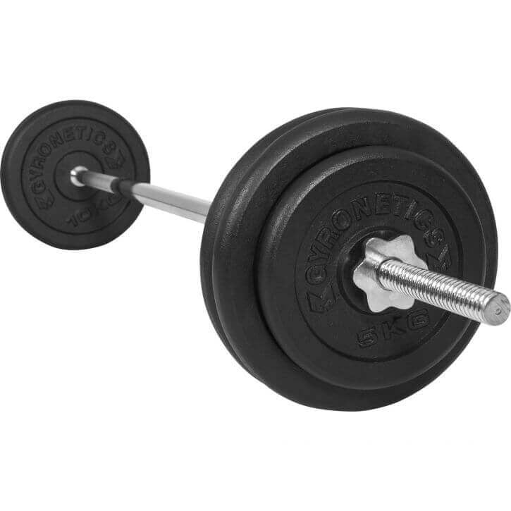 E-Sarja levytankosarja 56,5 kg valurautapainoilla