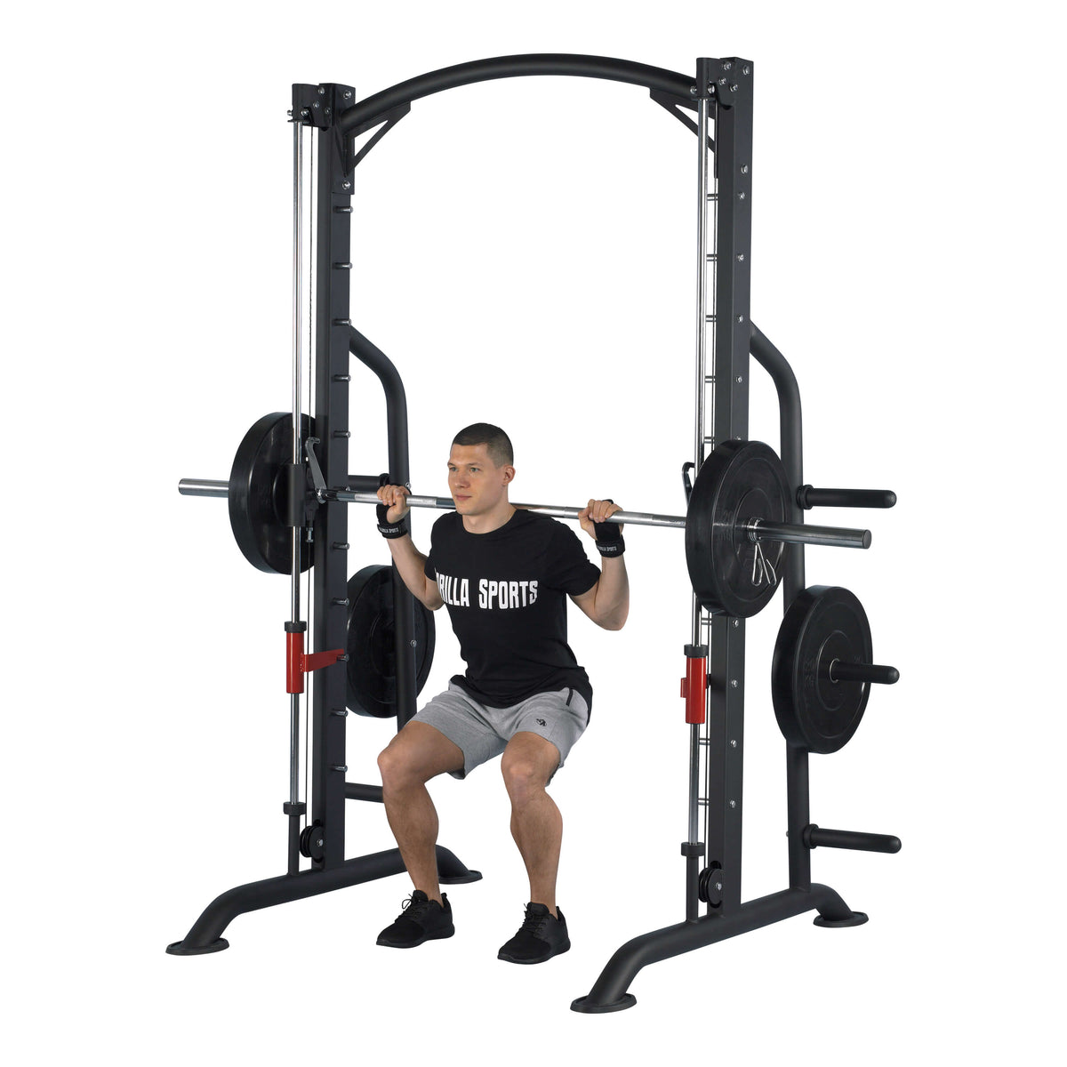 Multipress Power Rack smith-laite levypainotelineellä