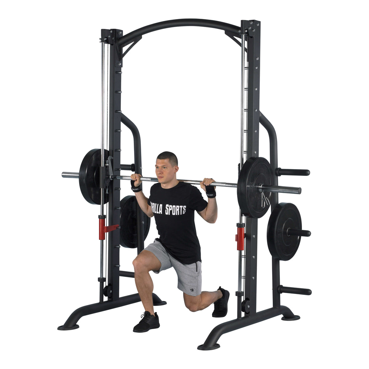 Multipress Power Rack smith-laite levypainotelineellä