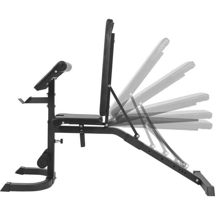 Säädettävä 5-in-1 painonnostopenkki, max 200 kg