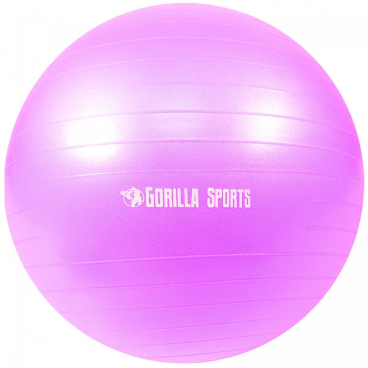 Matta jumppapallo 55 cm pumpulla, useita värejä