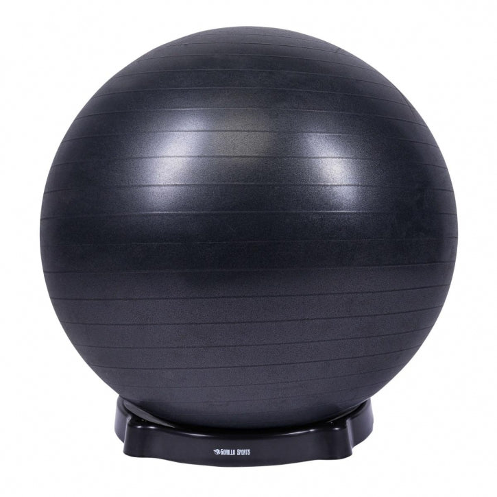 Jumppapallon pidike 55–75 cm palloille, musta