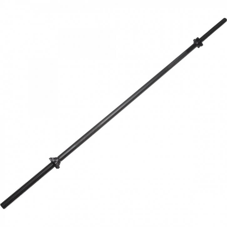 Suora levytanko 170 cm kierrelukoilla, 30 mm, musta