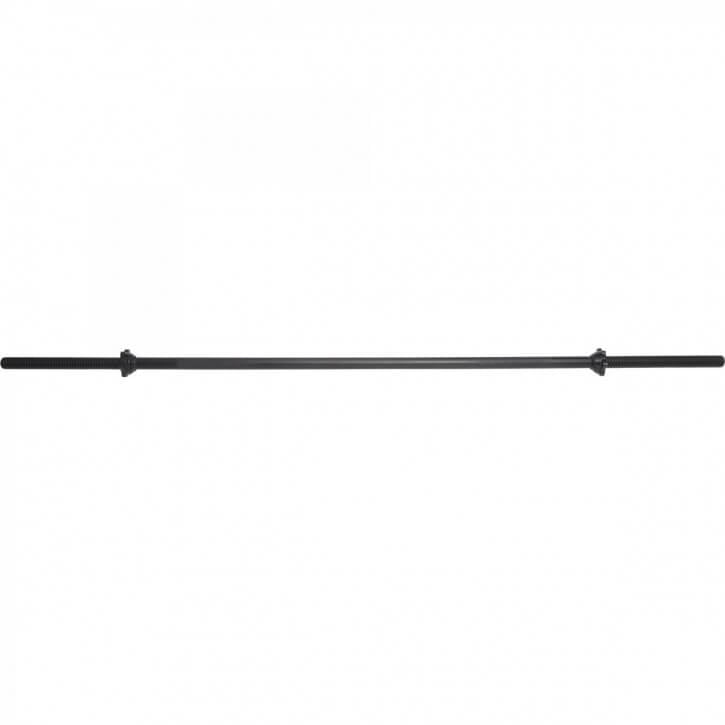 Suora levytanko 170 cm kierrelukoilla, 30 mm, musta