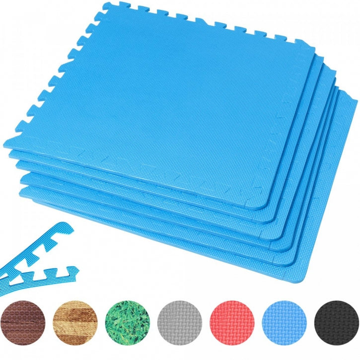 Suojamatto 6 palaa 60 x 60 x 1,2 cm, sininen