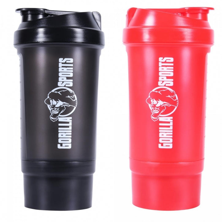 Shaker jauhelokerolla 500 ml