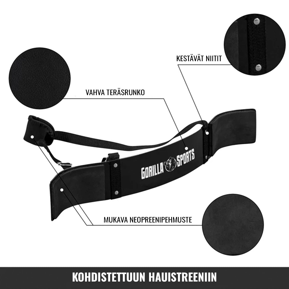 Arm Blaster hauistuki niskatuella