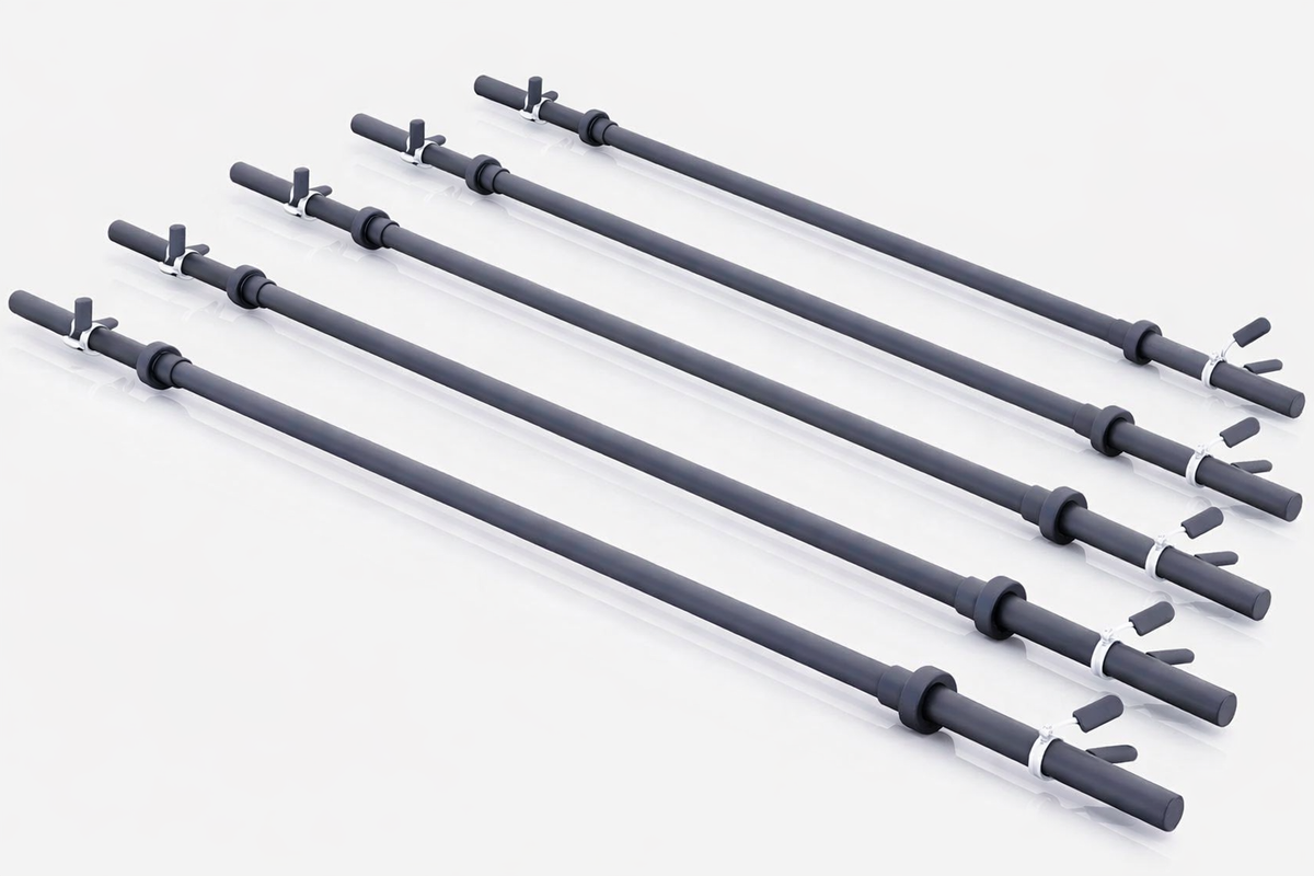 Aerobic-/pump-tanko 130 cm – jousilukoilla, musta
