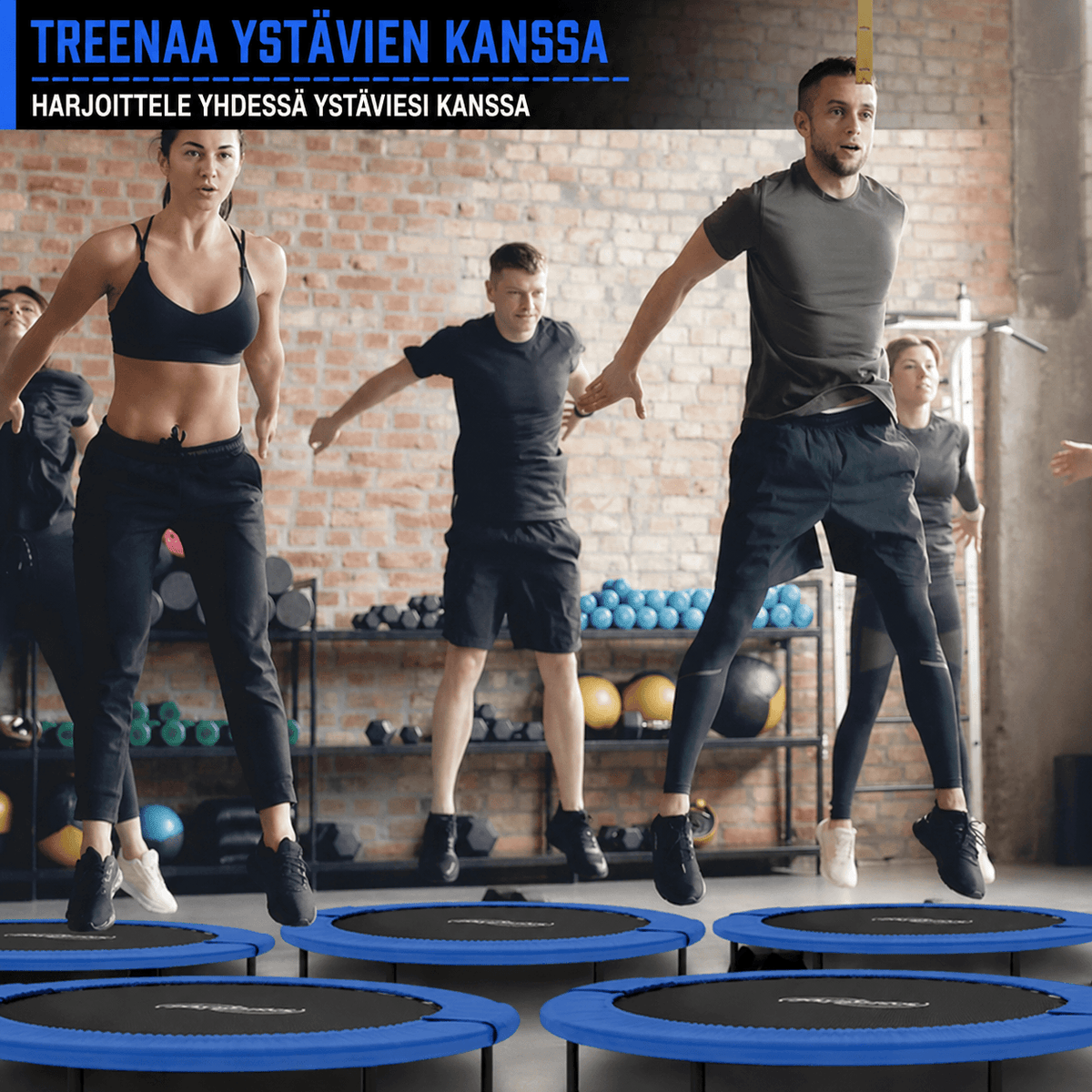 Fitness-trampoliini 81–122 cm