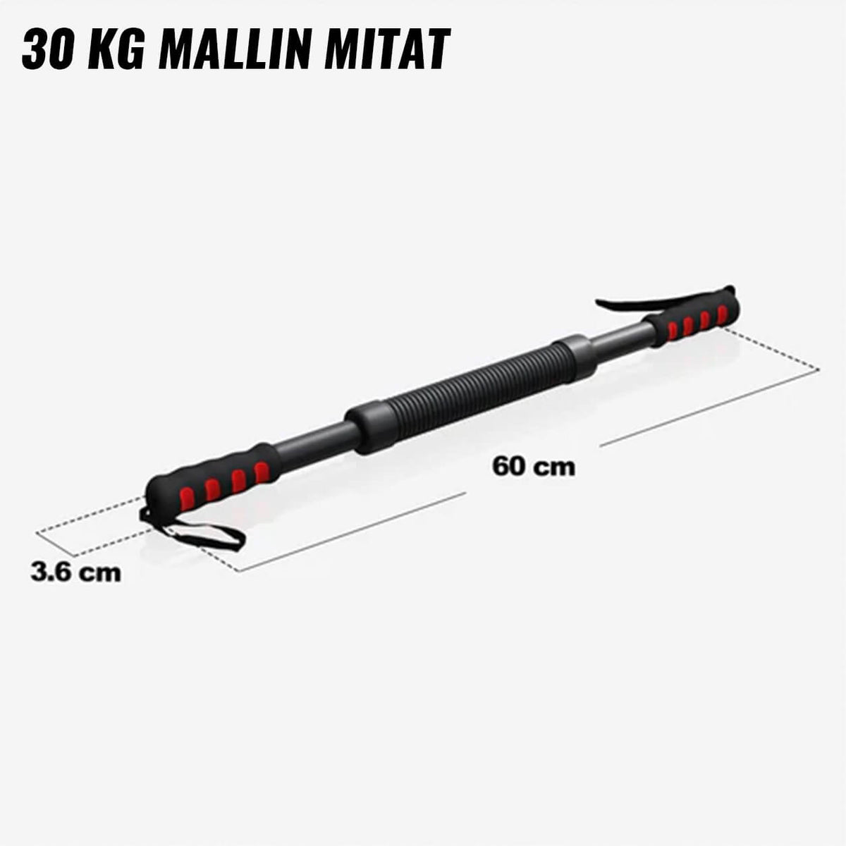 Voimatwister 20/30 kg – taivutustanko ylävartalon treeniin