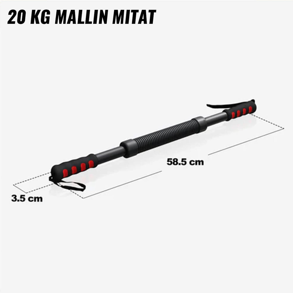 Voimatwister 20/30 kg – taivutustanko ylävartalon treeniin