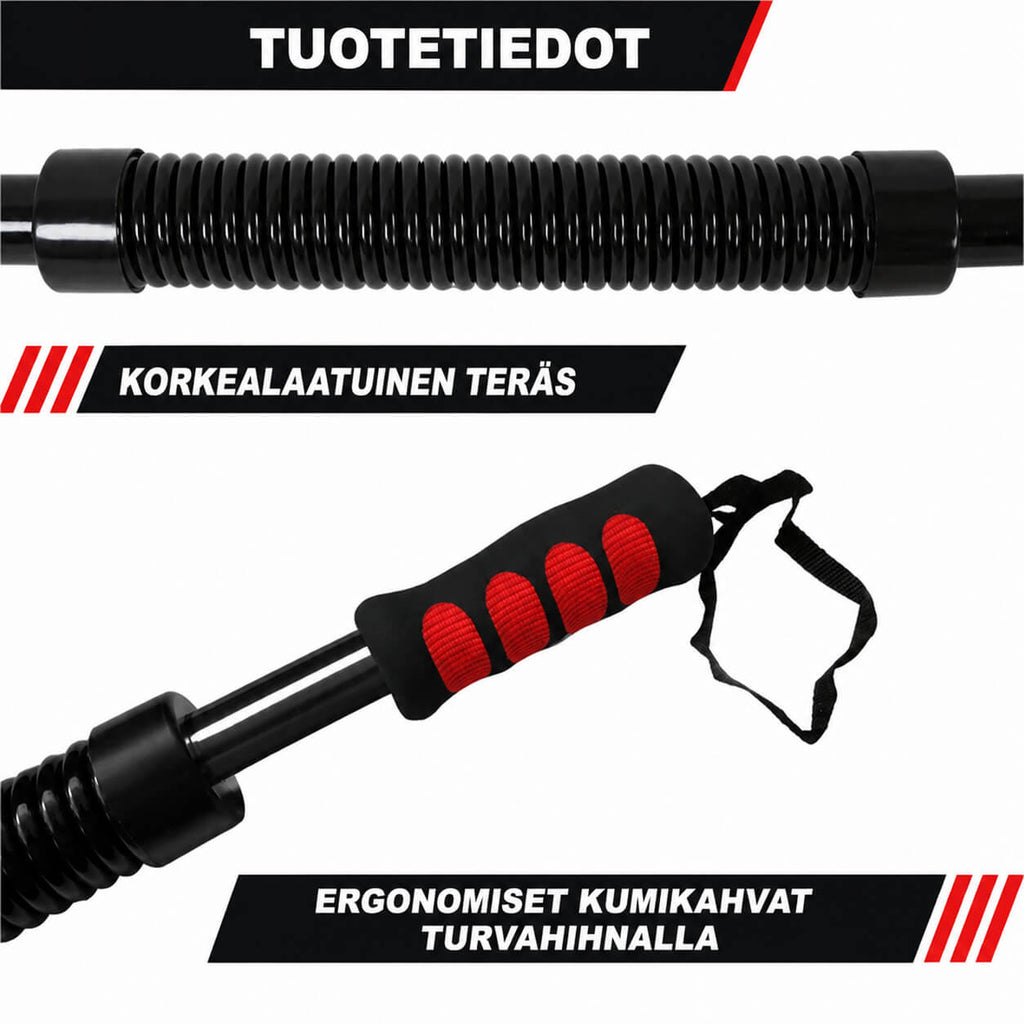 Voimatwister 20/30 kg – taivutustanko ylävartalon treeniin