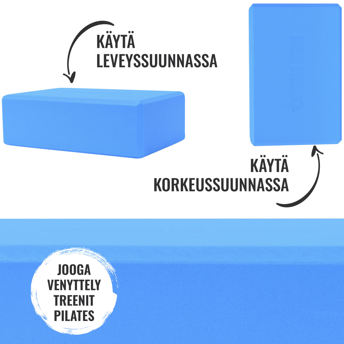 Joogapalikka 23,5 x 15 x 8 cm, Sininen