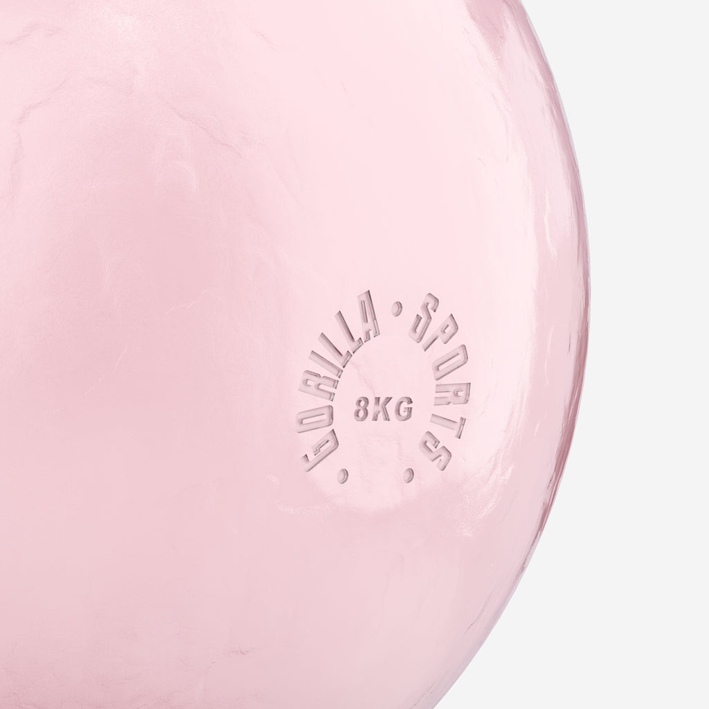 Kisakahvakuula 8 kg, pinkki, valettu teräs