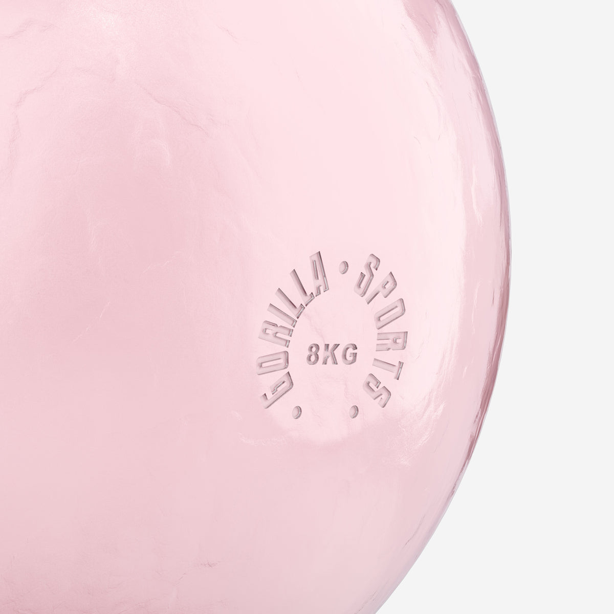 Kisakahvakuula 8 kg, pinkki, valettu teräs