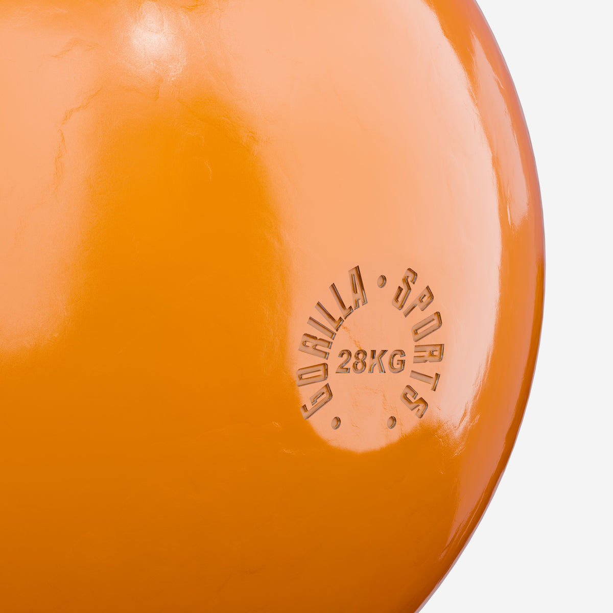 Kisakahvakuula 28 kg, oranssi, valettu teräs