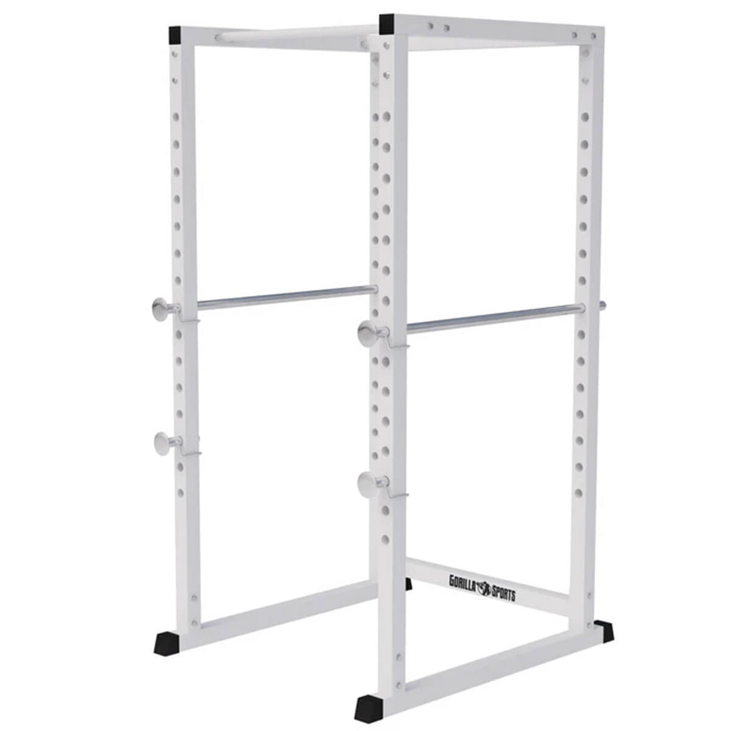 Power Rack kyykkyhäkki turvaraudoilla ja leuanvetotangolla