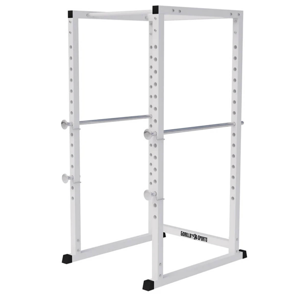 Power Rack kyykkyhäkki turvaraudoilla ja leuanvetotangolla